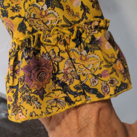 MADEWELL x KAREN WALKER SILK FLORAL LORETTA DRESS - Picture 11 of 14